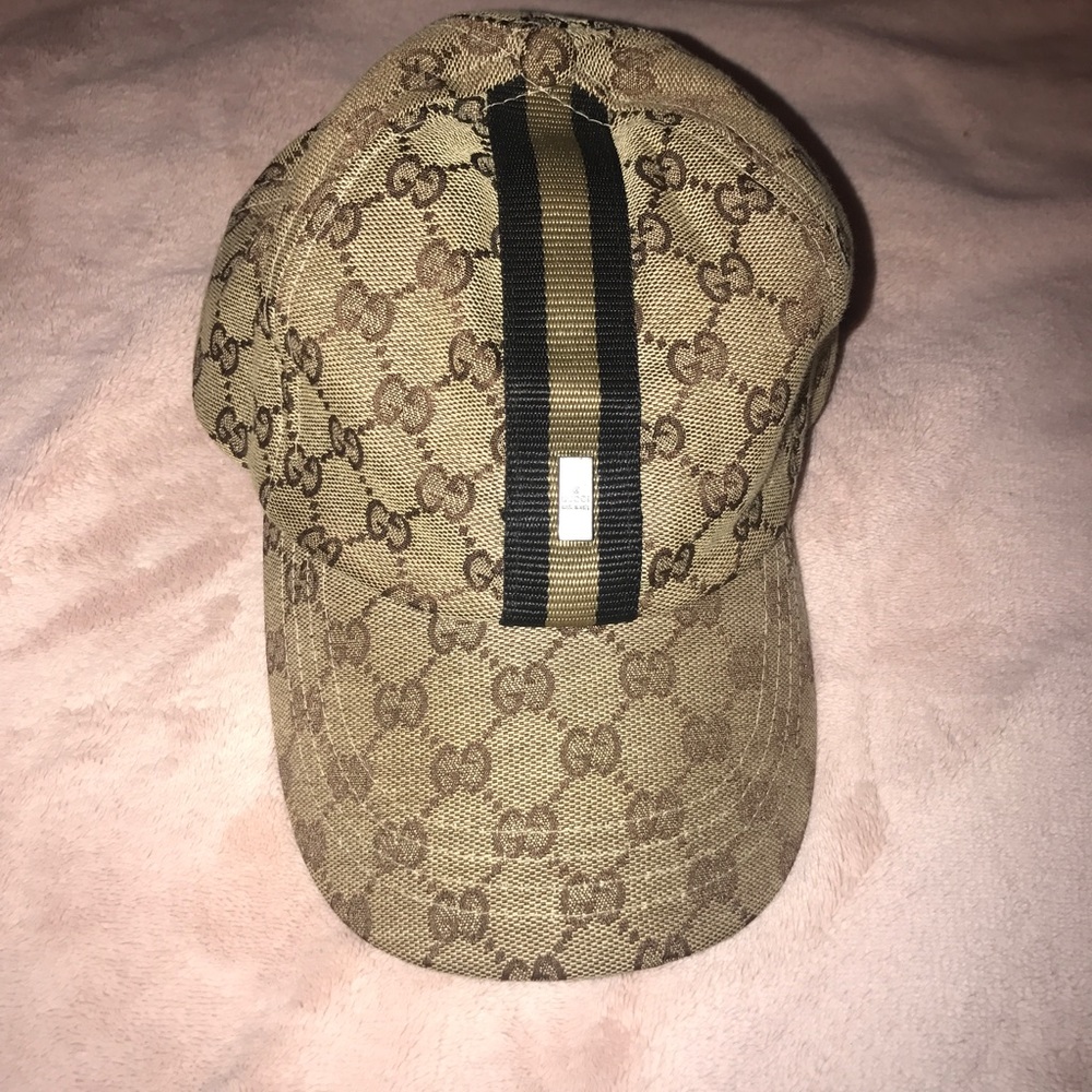 Gucci monogram baseball cap